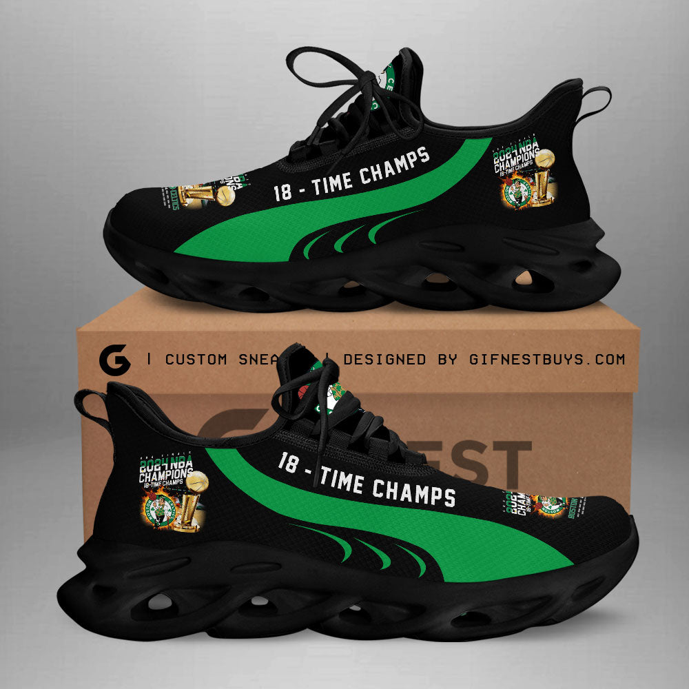 Ideafootwear Boston Celtics Max Soul Shoes Sneakers For Men And Women 4