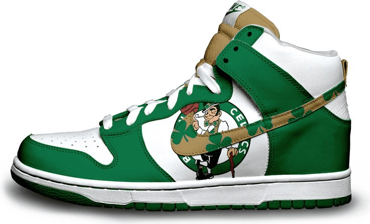 Ideafootwear Boston Celtics AJ1 High Sneakers Shoes For Men And Women 27