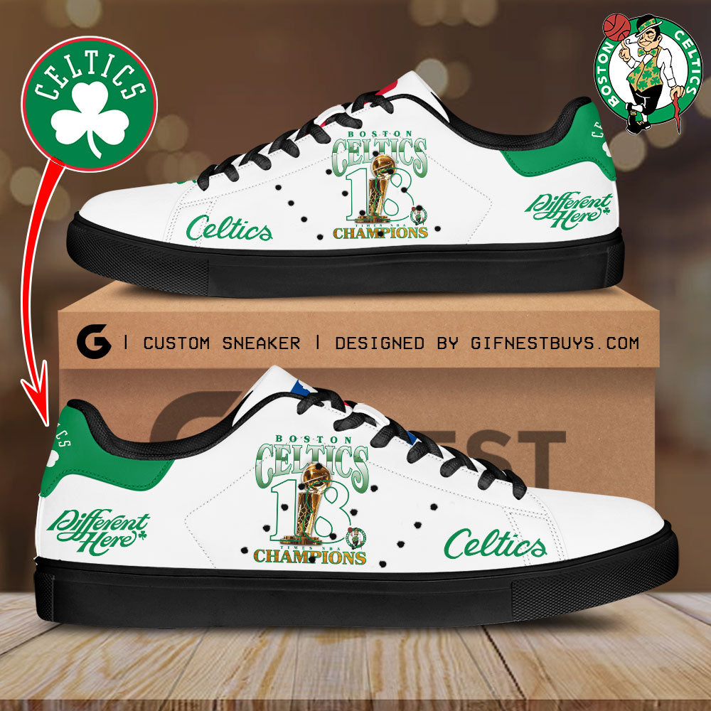 Ideafootwear Boston Celtics Skate Stan Shoes Sneakes For Men And Women 6