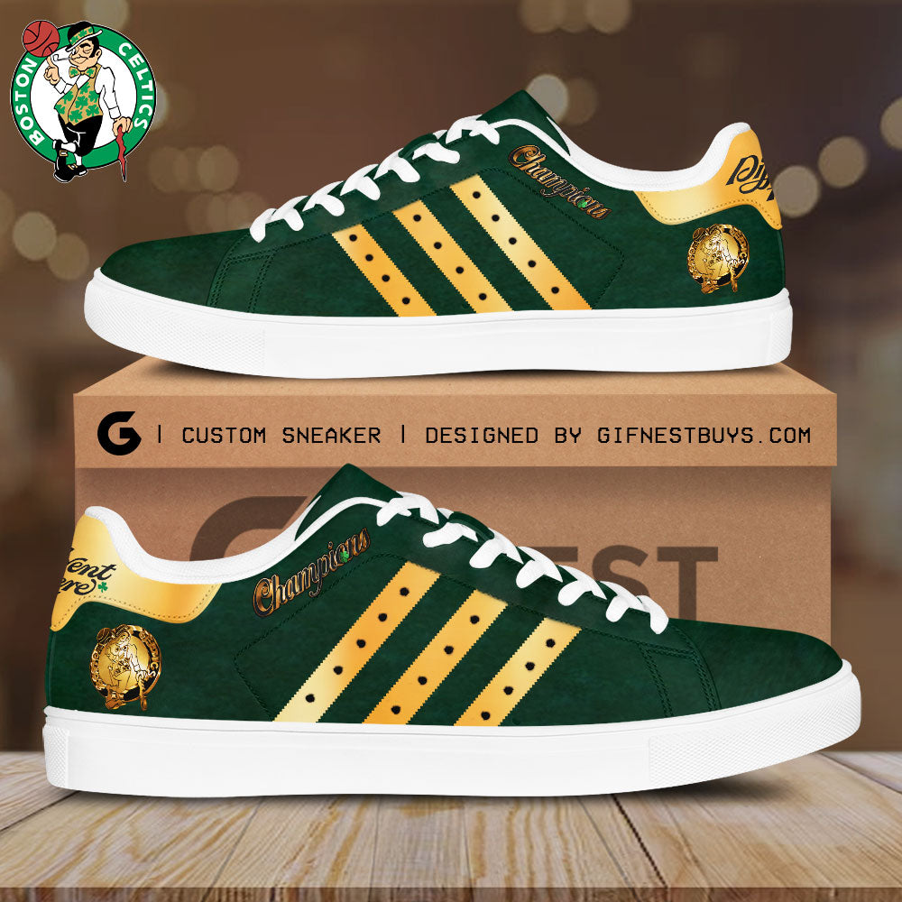 Ideafootwear Boston Celtics Skate Stan Shoes Sneakes For Men And Women 3