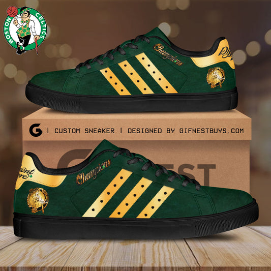 Ideafootwear Boston Celtics Skate Stan Shoes Sneakes For Men And Women 3