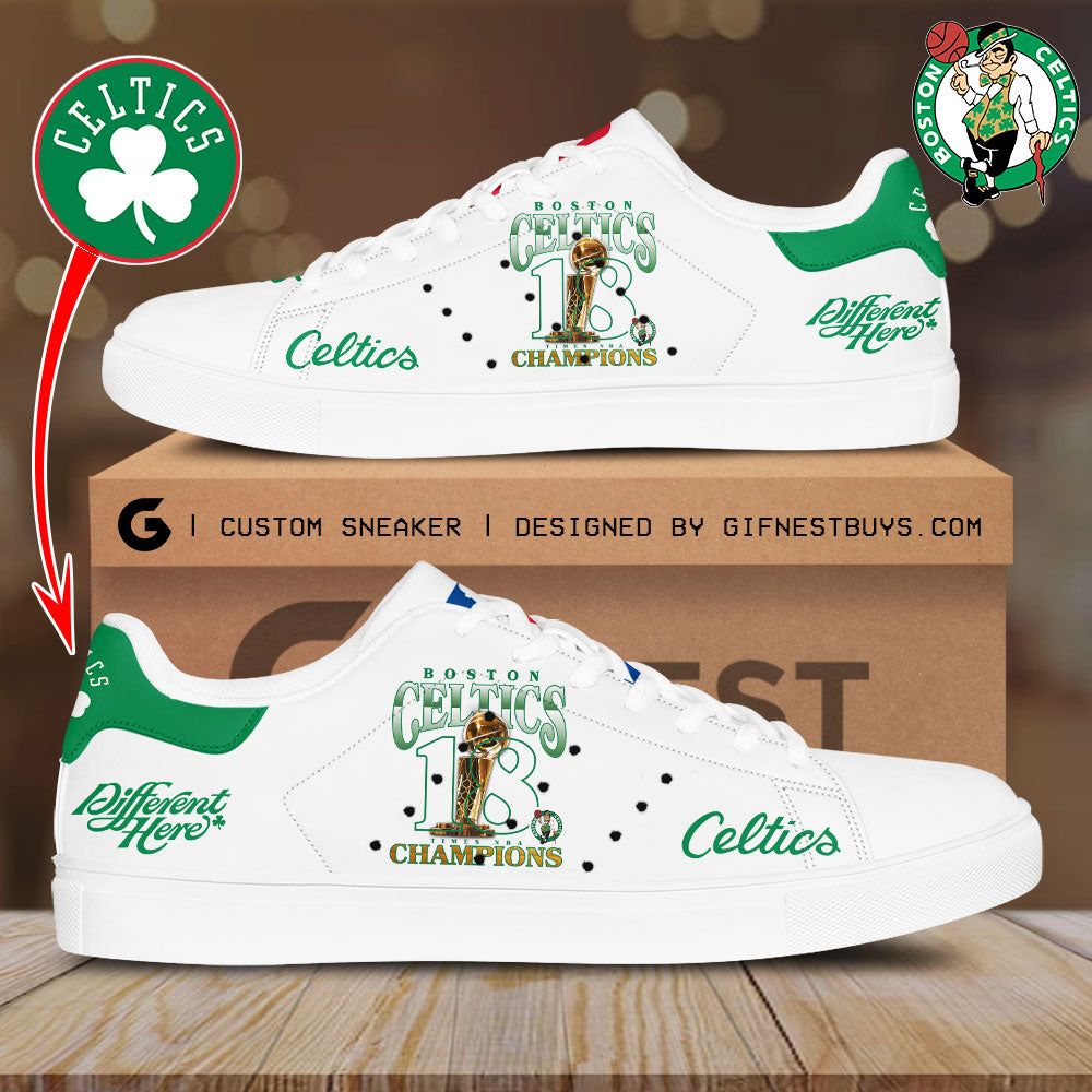 Ideafootwear Boston Celtics Skate Stan Shoes Sneakes For Men And Women 6