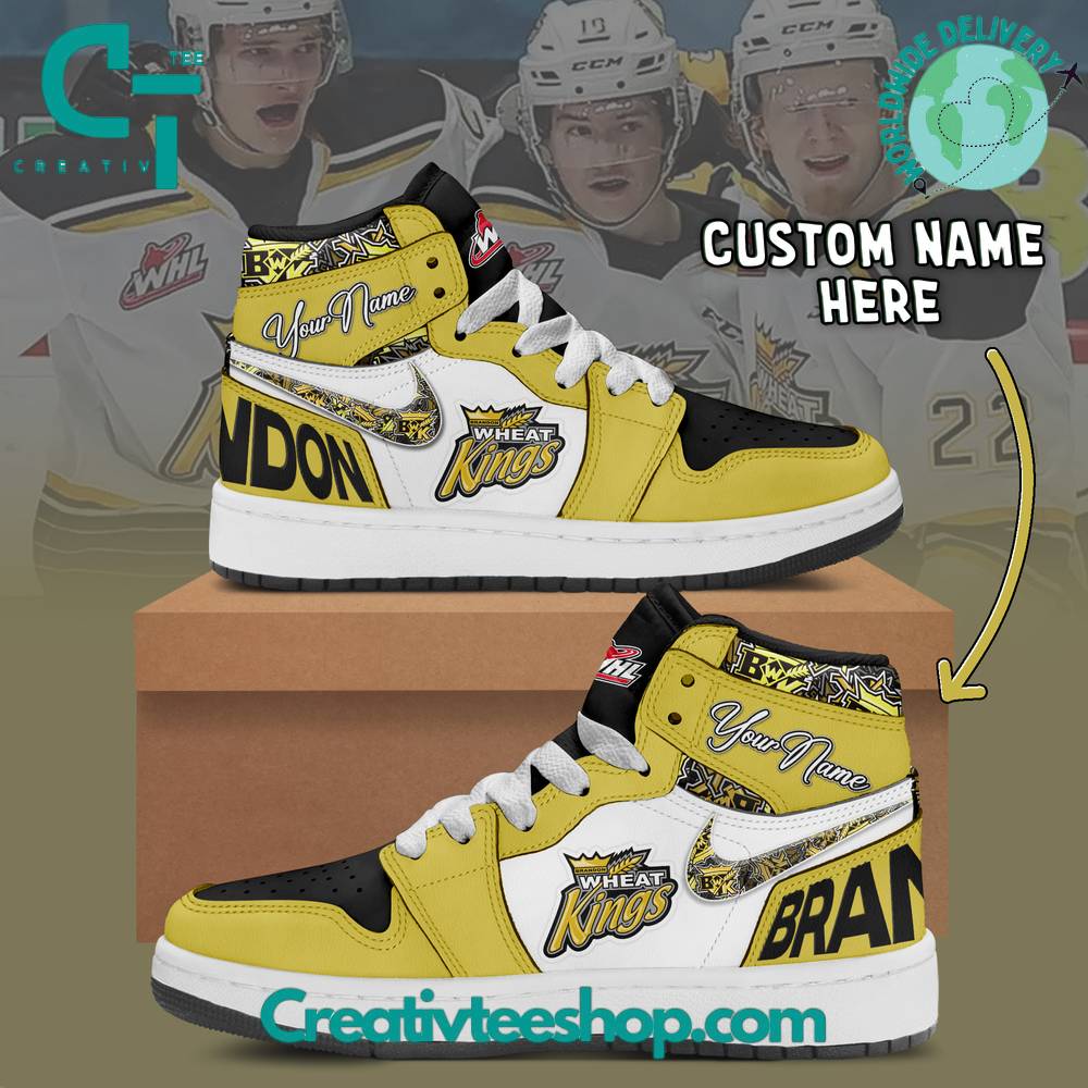 Ideafootwear Brandon Wheat Kings AJ1 High Sneakers Shoes For Men And Women 1