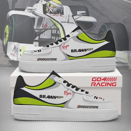 Ideafootwear Brawn GP Formula Air Low-Top Sneakers Shoes For Men And Women 1