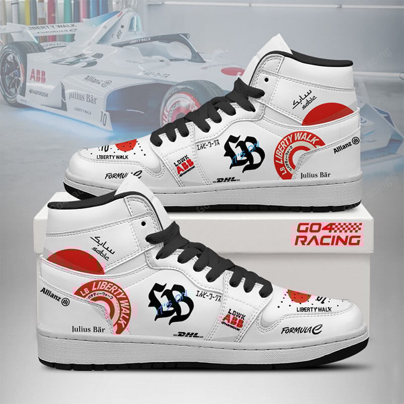 Ideafootwear Brawn GP Formula AJ1 High Sneakers Shoes For Men And Women 1