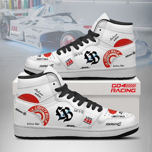 Ideafootwear Brawn GP Formula AJ1 High Sneakers Shoes For Men And Women 1