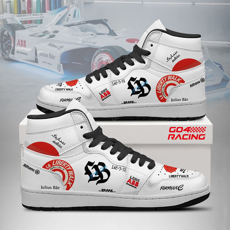 Ideafootwear Brawn GP Formula AJ1 High Sneakers Shoes For Men And Women 1