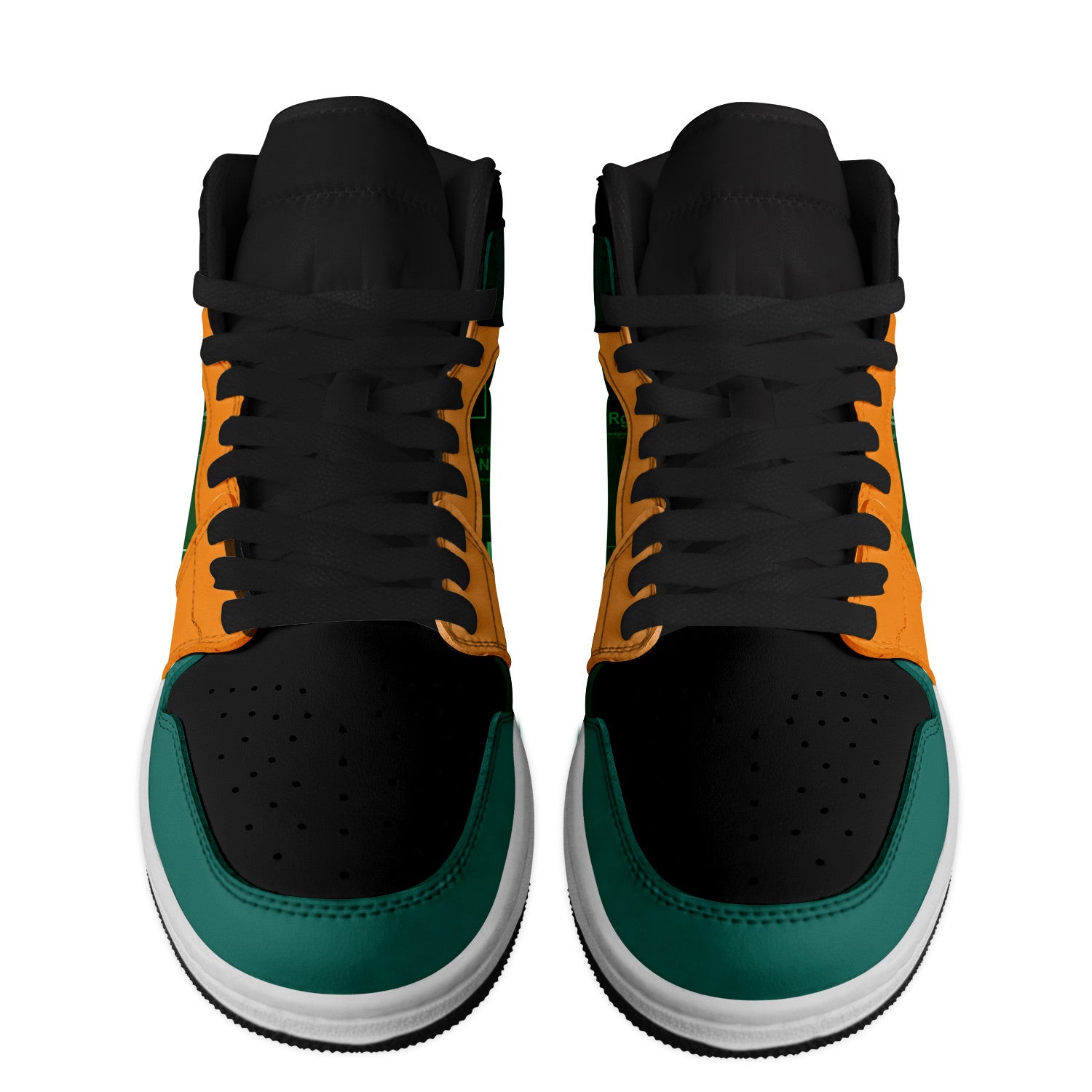 Ideafootwear Breaking Bad AJ1 High Sneakers Shoes For Men And Women 4