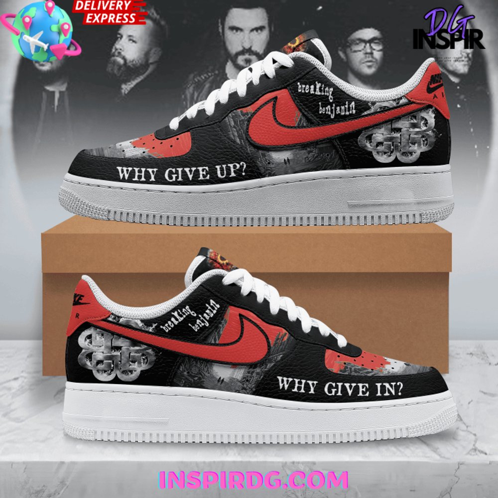 Ideafootwear Breaking Benjamin Air Low-Top Sneakers Shoes For Men And Women 1
