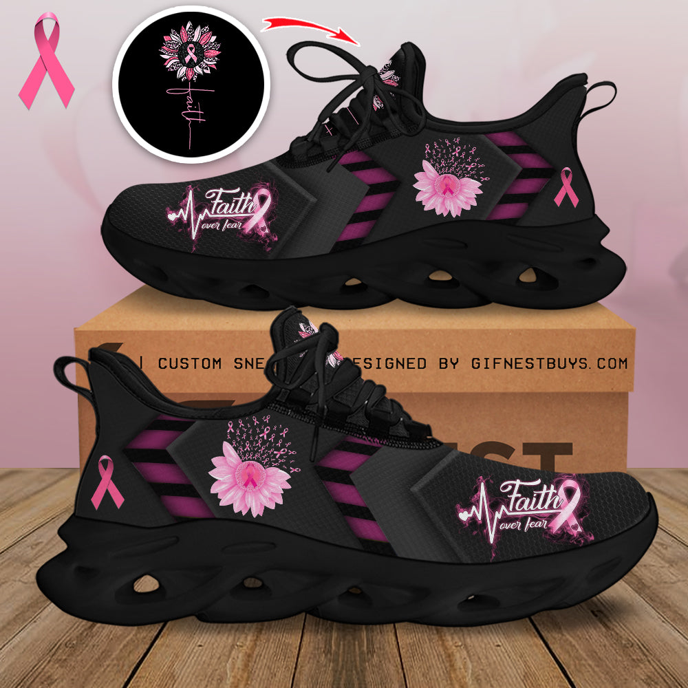 Ideafootwear Breast Cancer Awareness Max Soul Shoes Sneakers For Men And Women 2