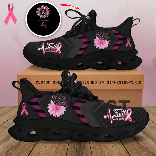 Ideafootwear Breast Cancer Awareness Max Soul Shoes Sneakers For Men And Women 2
