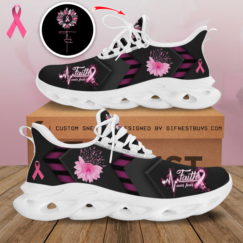Ideafootwear Breast Cancer Awareness Max Soul Shoes Sneakers For Men And Women 2