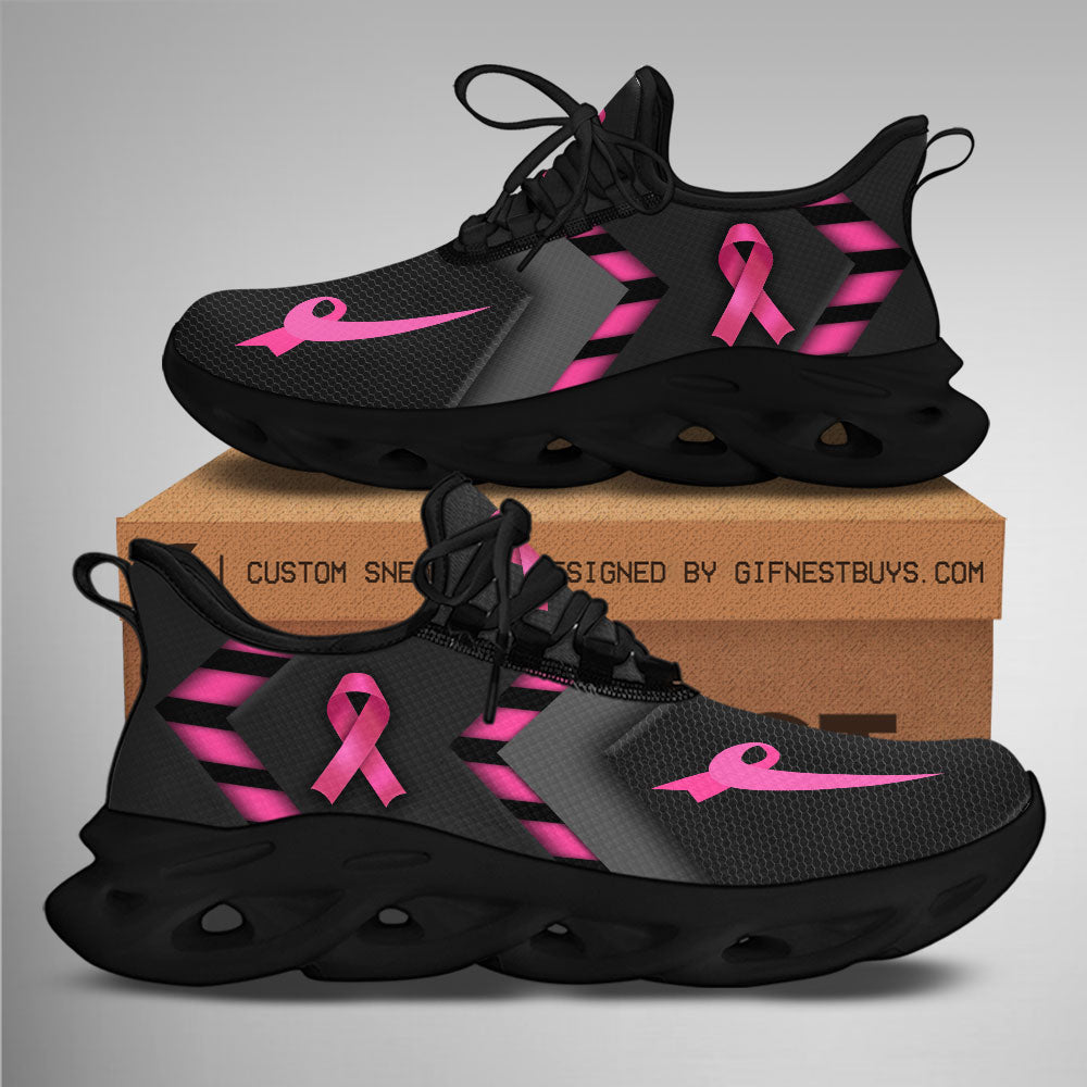 Ideafootwear Breast Cancer Awareness Max Soul Shoes Sneakers For Men And Women 4