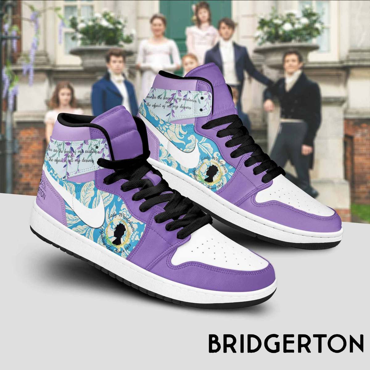 Ideafootwear Bridgerton AJ1 High Sneakers Shoes For Men And Women 2