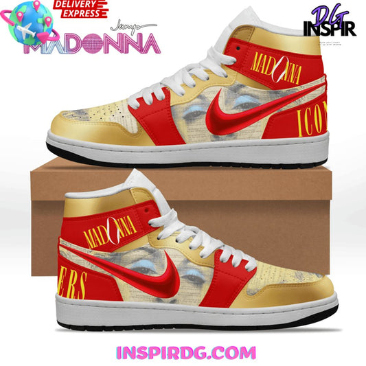 Ideafootwear Bridgeton Bee White AJ1 High Sneakers Shoes For Men And Women 1