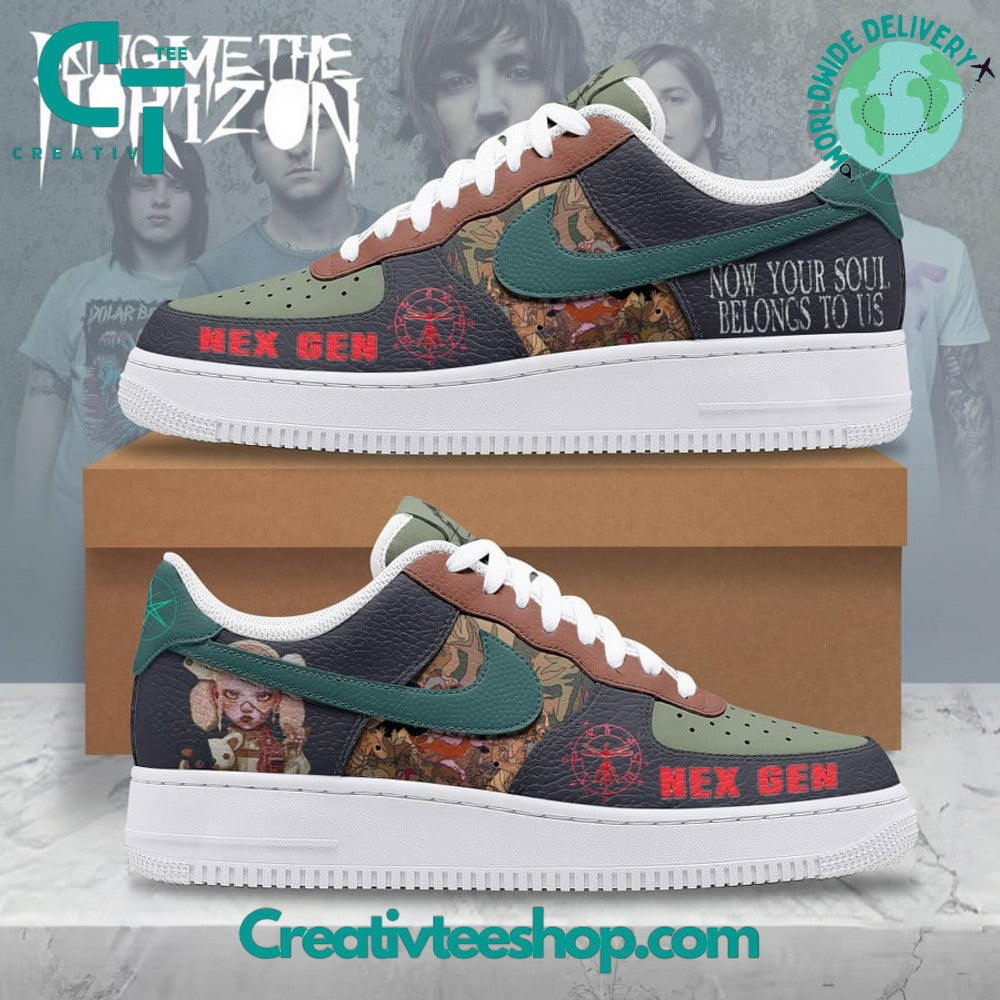 Ideafootwear Bring Me the Horizon Air Low-Top Sneakers Shoes For Men And Women 7