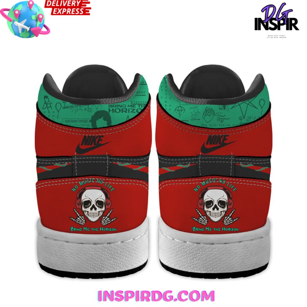 Ideafootwear Bring Me the Horizon AJ1 High Sneakers Shoes For Men And Women 1