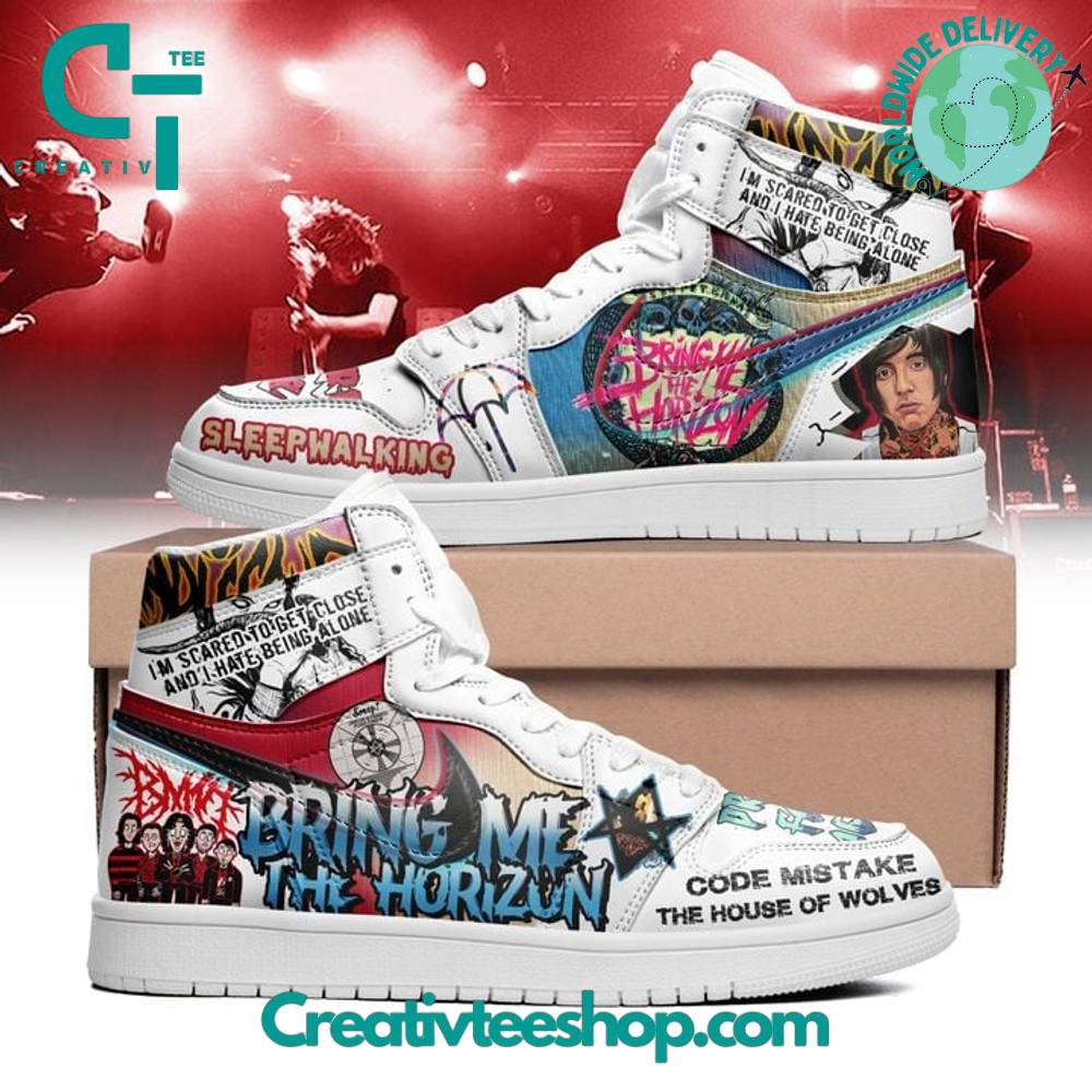 Ideafootwear Bring Me The Horizon AJ1 High Sneakers Shoes For Men And Women 4