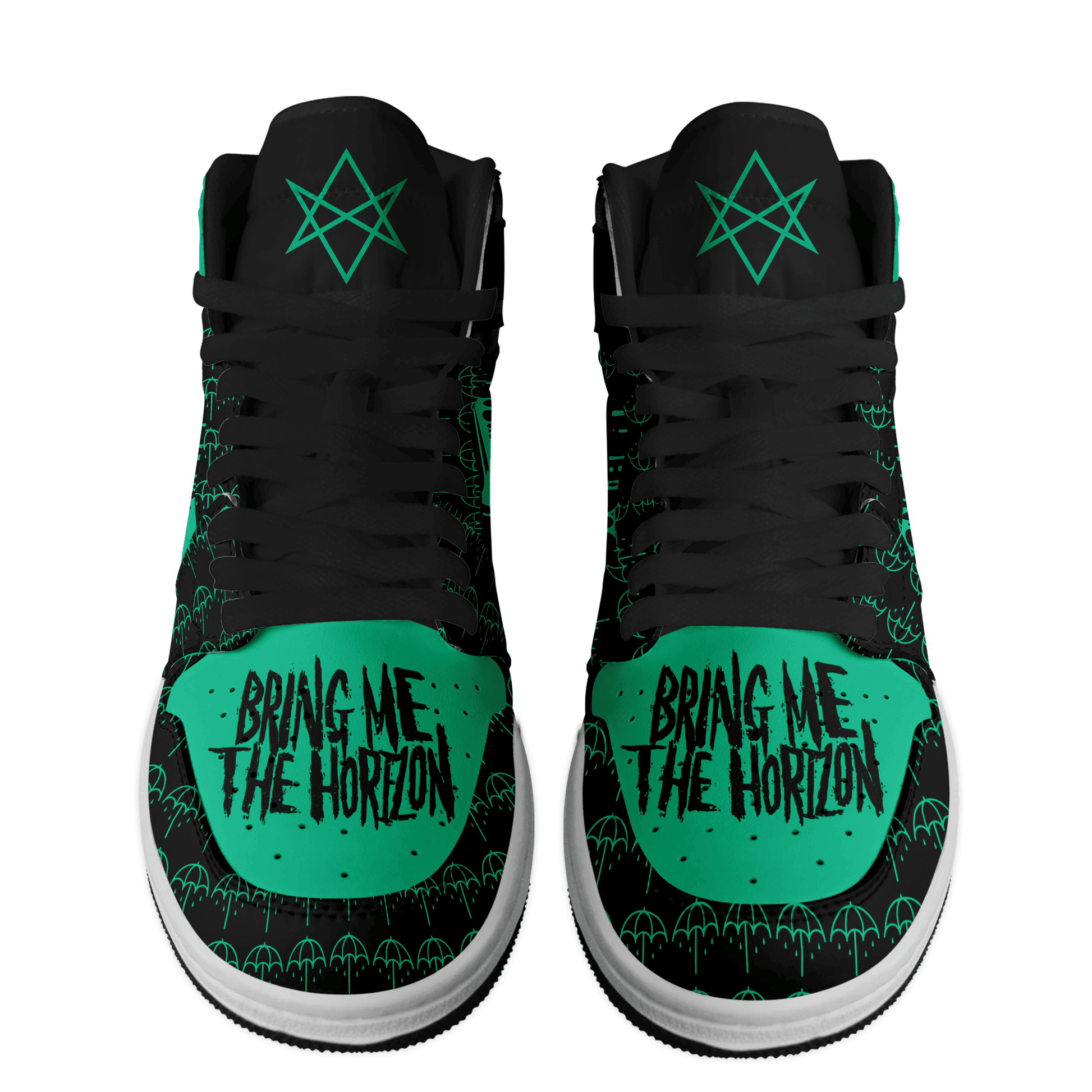 Ideafootwear Bring Me The Horizon AJ1 High Sneakers Shoes For Men And Women 12