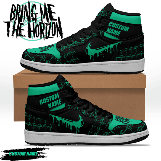 Ideafootwear Bring Me The Horizon AJ1 High Sneakers Shoes For Men And Women 12