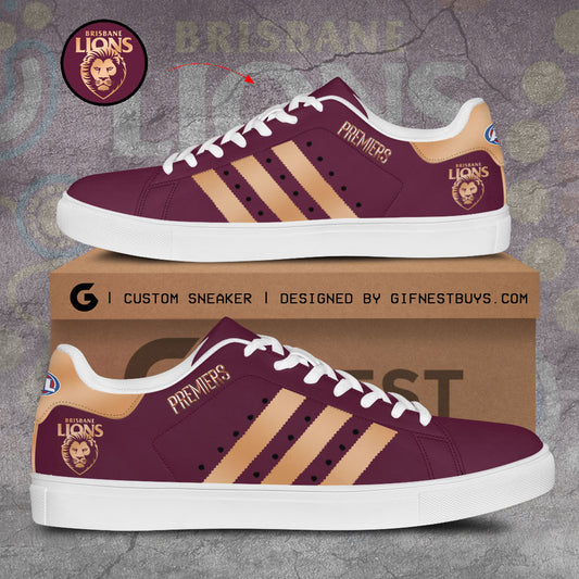 Ideafootwear Brisbane Lions Skate Stan Shoes Sneakes For Men And Women 2