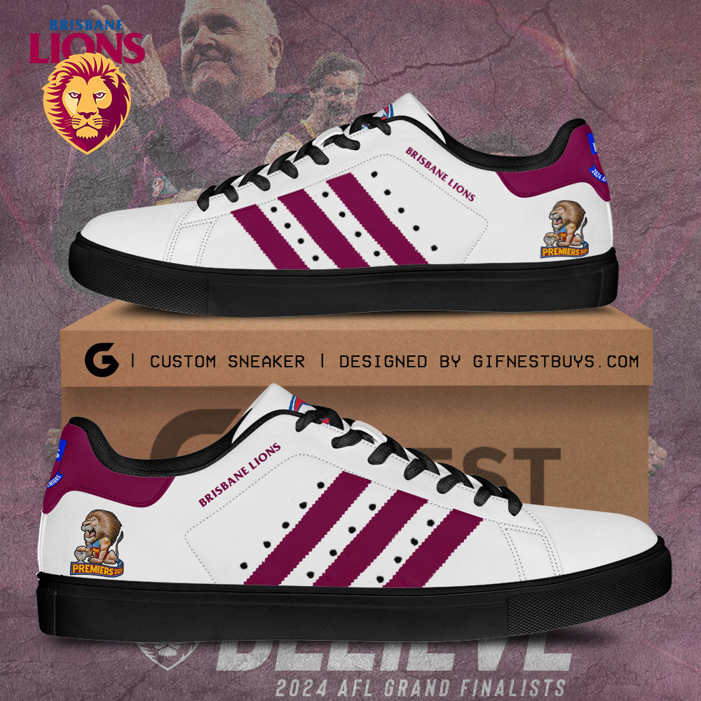 Ideafootwear Brisbane Lions Skate Stan Shoes Sneakes For Men And Women 1