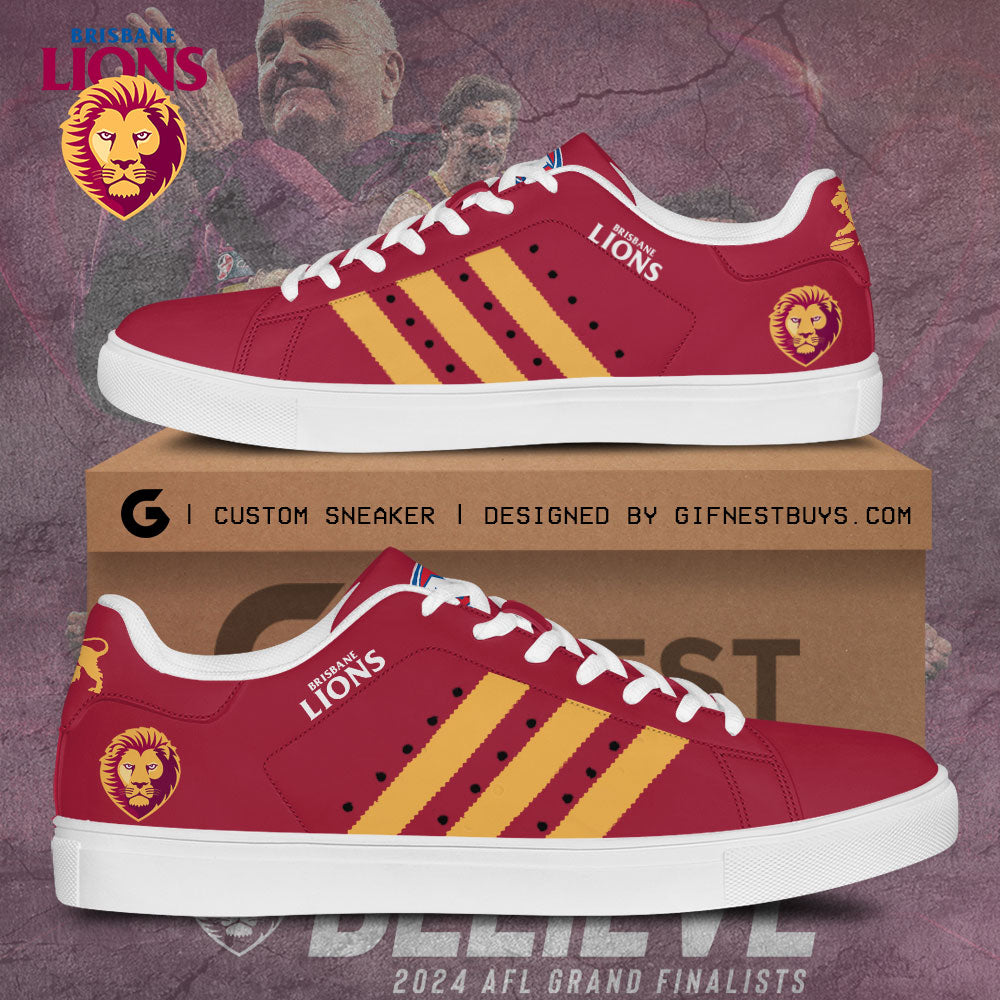 Ideafootwear Brisbane Lions Skate Stan Shoes Sneakes For Men And Women 3
