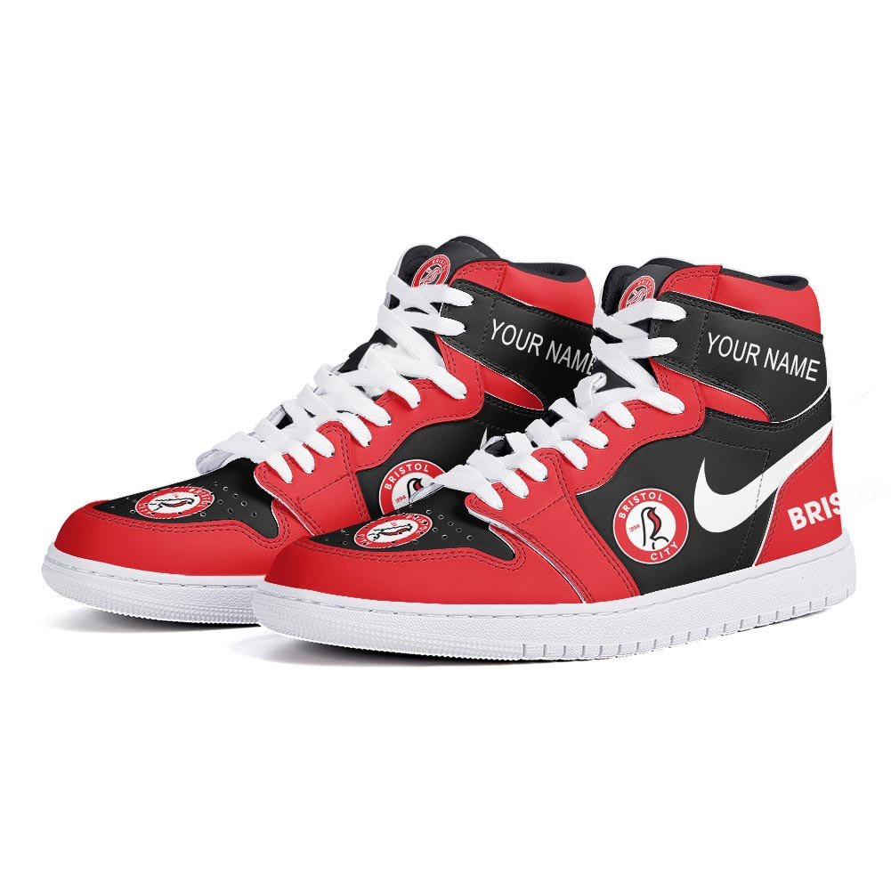 Ideafootwear Bristol City AJ1 High Sneakers Shoes For Men And Women 1