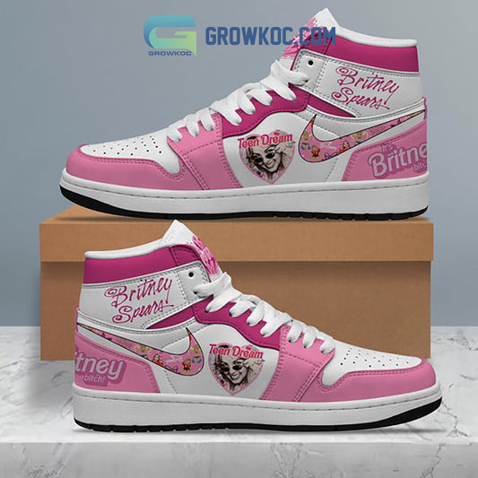 Ideafootwear Britney Spears AJ1 High Sneakers Shoes For Men And Women 2