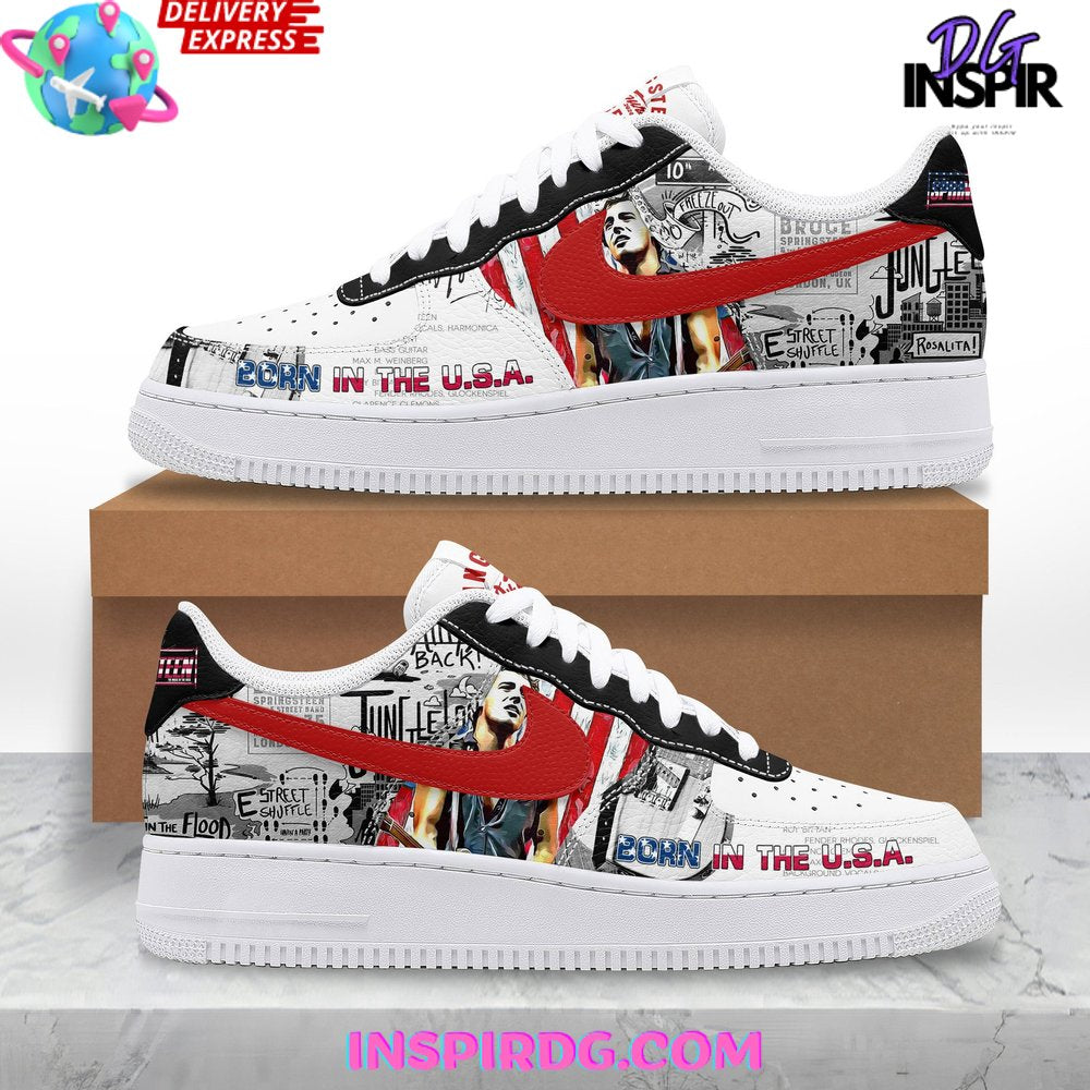 Ideafootwear Bruce Springsteen Air Low-Top Sneakers Shoes For Men And Women 5