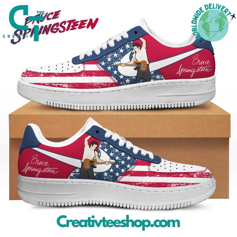 Ideafootwear Bruce Springsteen Air Low-Top Sneakers Shoes For Men And Women 6