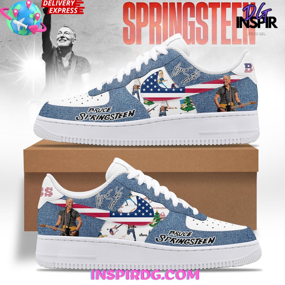 Ideafootwear Bruce Springsteen Air Low-Top Sneakers Shoes For Men And Women 3
