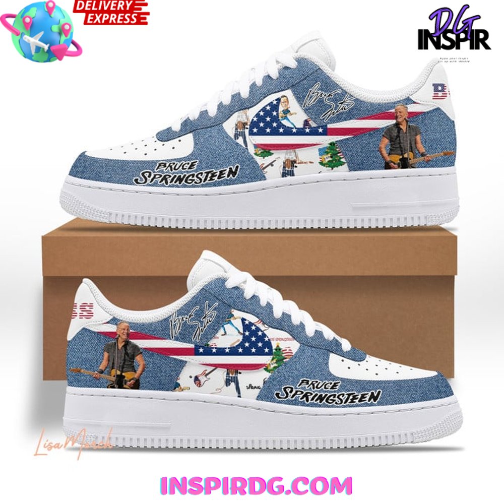 Ideafootwear Bruce Springsteen Air Low-Top Sneakers Shoes For Men And Women 3