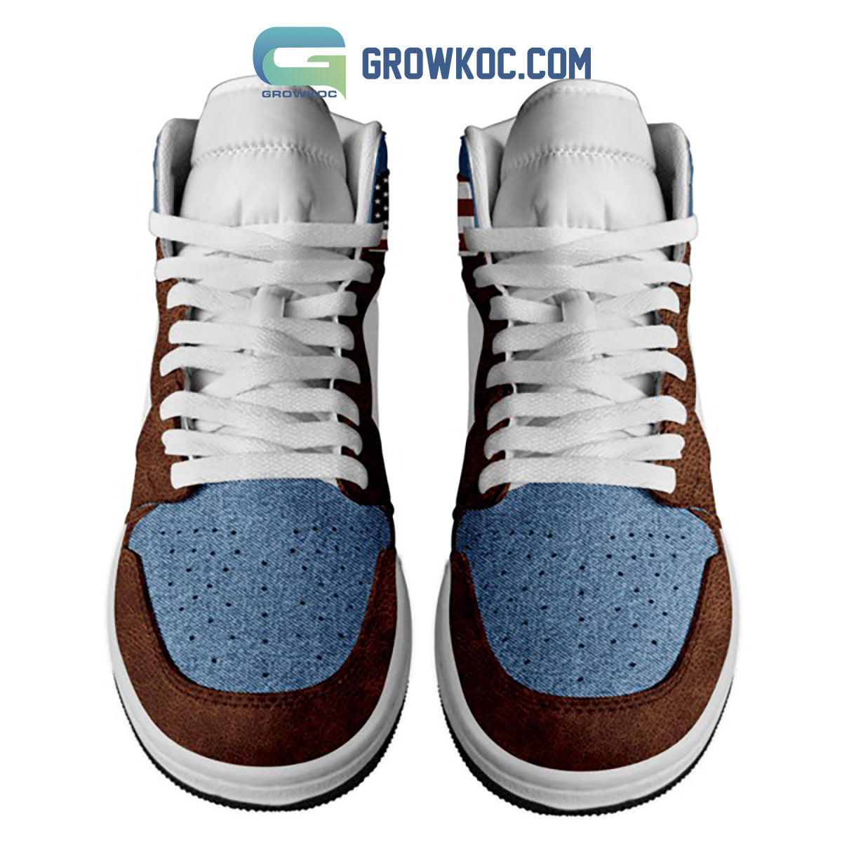 Ideafootwear Bruce Springsteen AJ1 High Sneakers Shoes For Men And Women 3