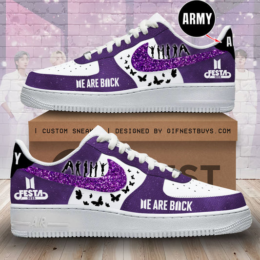 Ideafootwear BTS Air Low-Top Sneakers Shoes For Men And Women 1