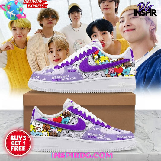 Ideafootwear BTS Air Low-Top Sneakers Shoes For Men And Women 2