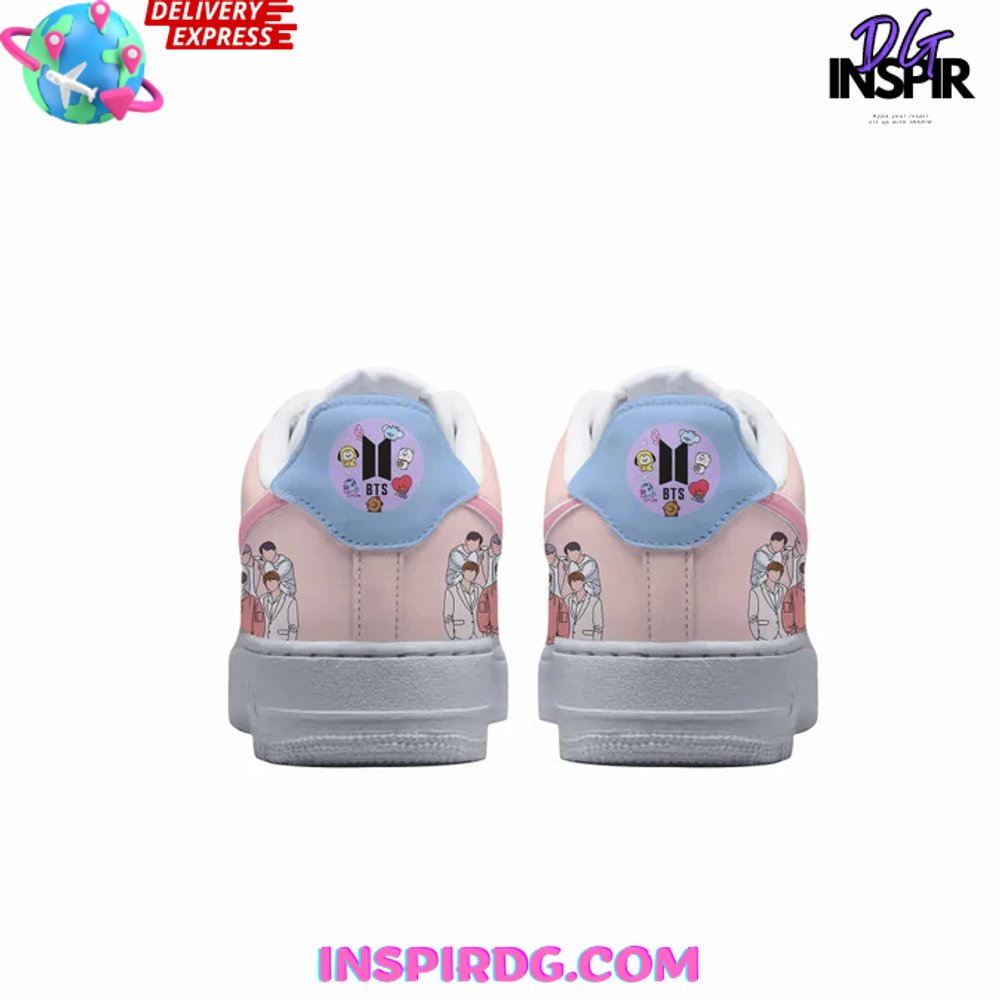 Ideafootwear BTS ARMY Air Low-Top Sneakers Shoes For Men And Women 1