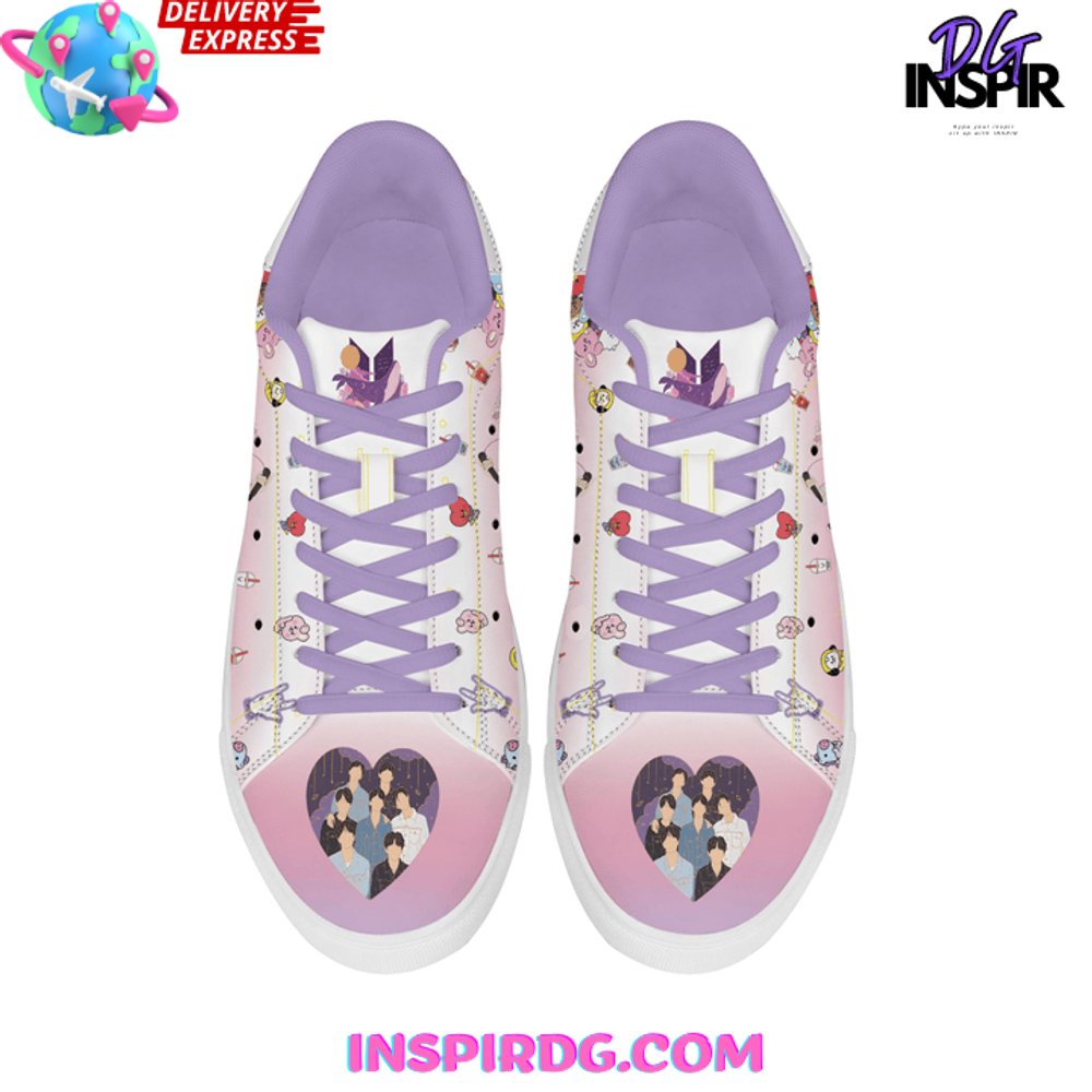 Ideafootwear BTS Skate Stan Shoes Sneakes For Men And Women 2