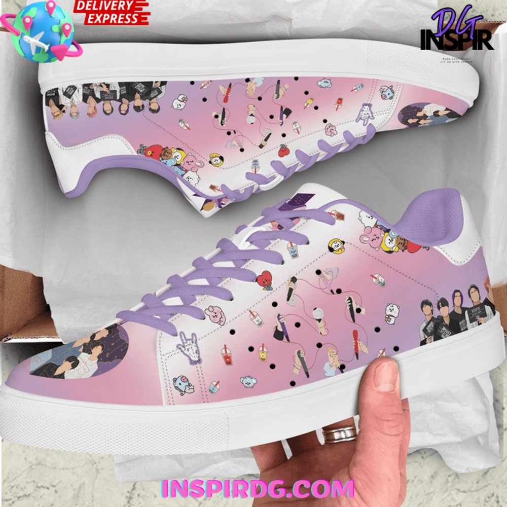 Ideafootwear BTS Skate Stan Shoes Sneakes For Men And Women 2