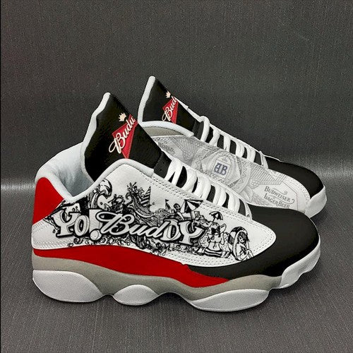 Ideafootwear Budweiser AJ13 Sneakers Shoes For Men And Women 2
