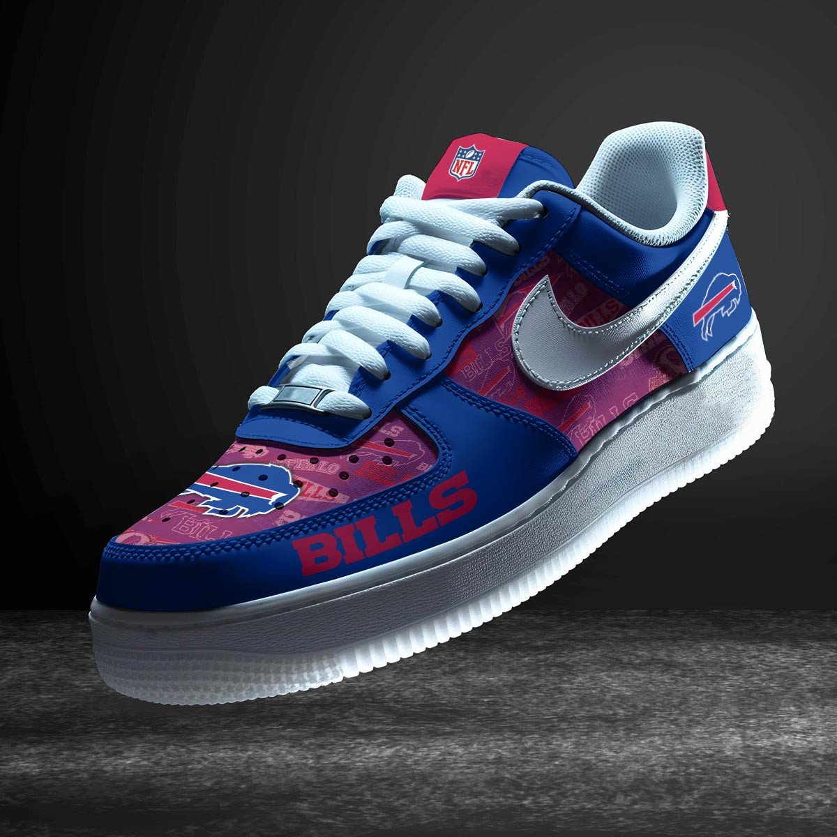 Ideafootwear Buffalo Bills Air Low-Top Sneakers Shoes For Men And Women 11