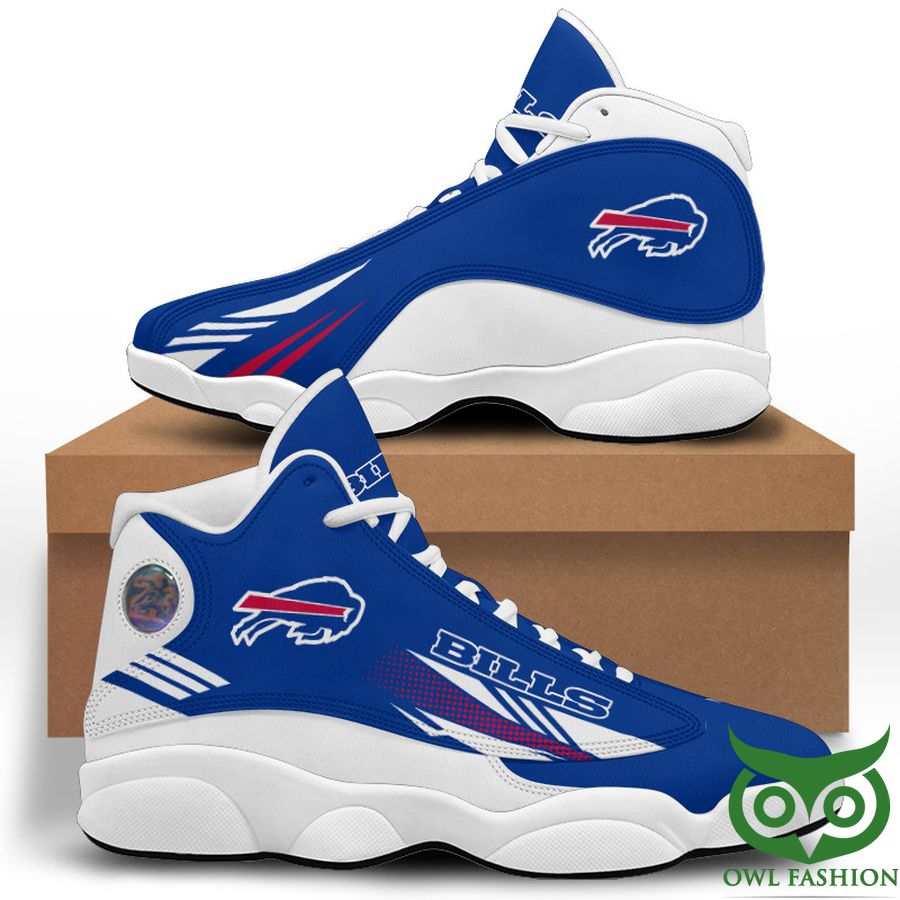 Ideafootwear Buffalo Bills AJ13 Sneakers Shoes For Men And Women 13