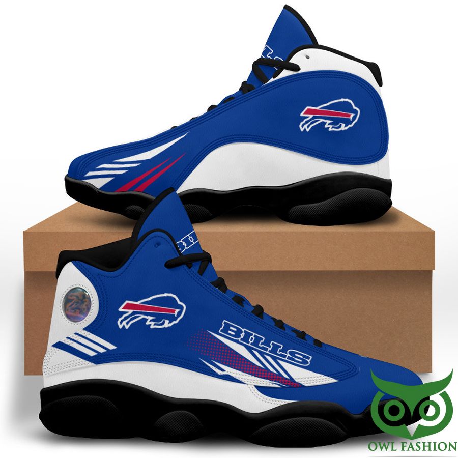 Ideafootwear Buffalo Bills AJ13 Sneakers Shoes For Men And Women 14