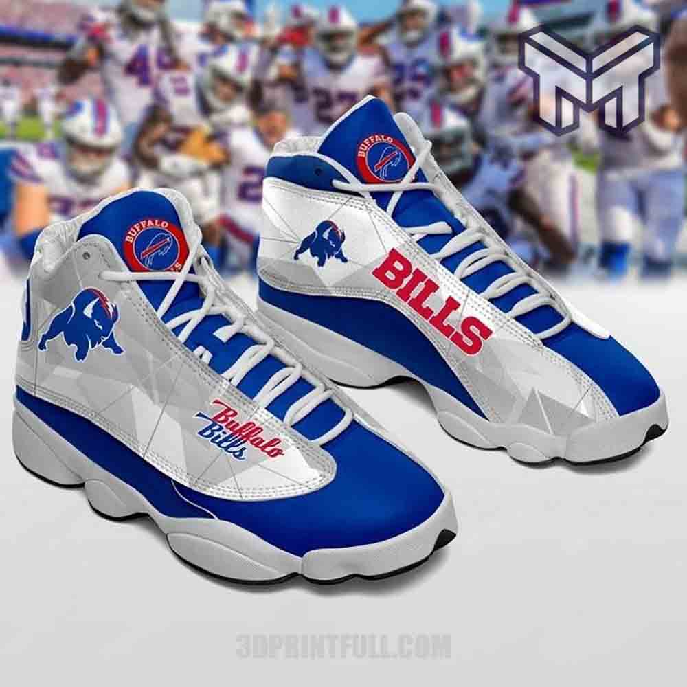 Ideafootwear Buffalo Bills AJ13 Sneakers Shoes For Men And Women 10