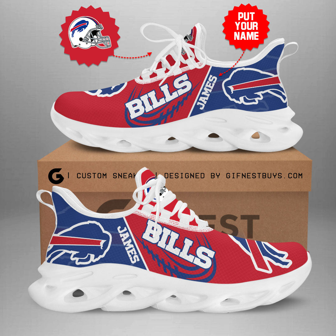 Ideafootwear Buffalo Bills Max Soul Shoes Sneakers For Men And Women 55