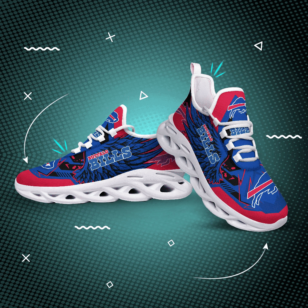 Ideafootwear Buffalo Bills Max Soul Shoes Sneakers For Men And Women 1