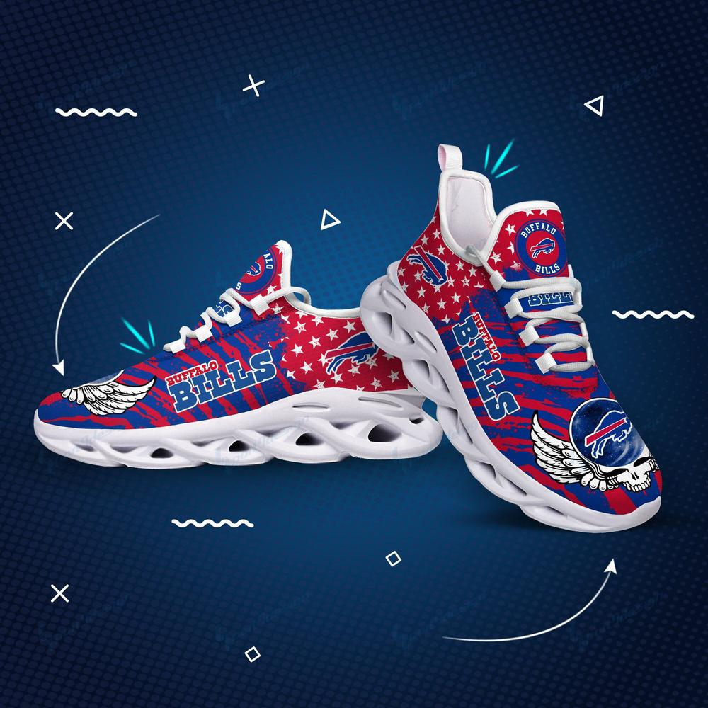 Ideafootwear Buffalo Bills Max Soul Shoes Sneakers For Men And Women 123