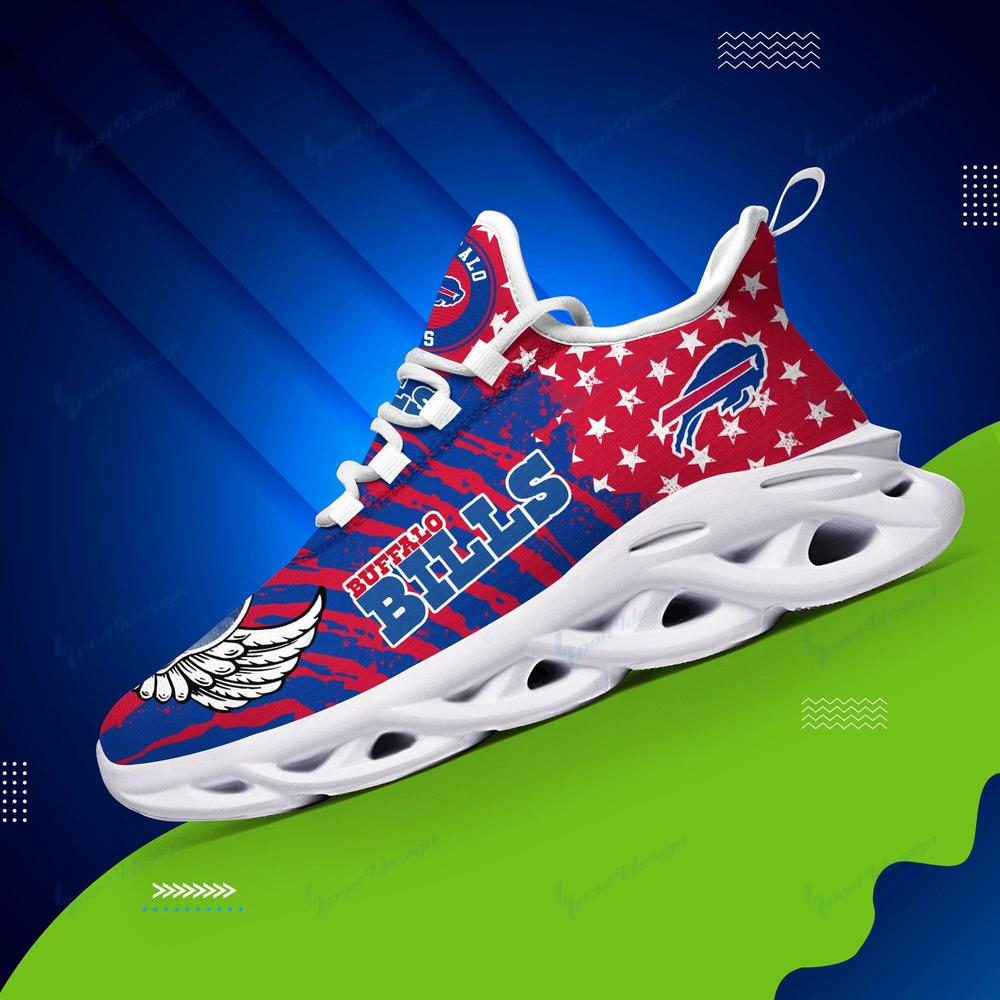 Ideafootwear Buffalo Bills Max Soul Shoes Sneakers For Men And Women 123