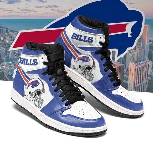 Ideafootwear Buffalo Bills NFL AJ1 High Sneakers Shoes For Men And Women 18