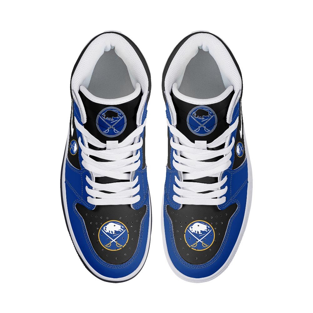 Ideafootwear Buffalo Sabres AJ1 High Sneakers Shoes For Men And Women 4